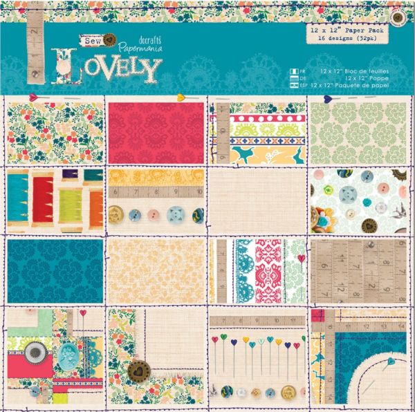 Papermania Paper Pack - Sew Lovely